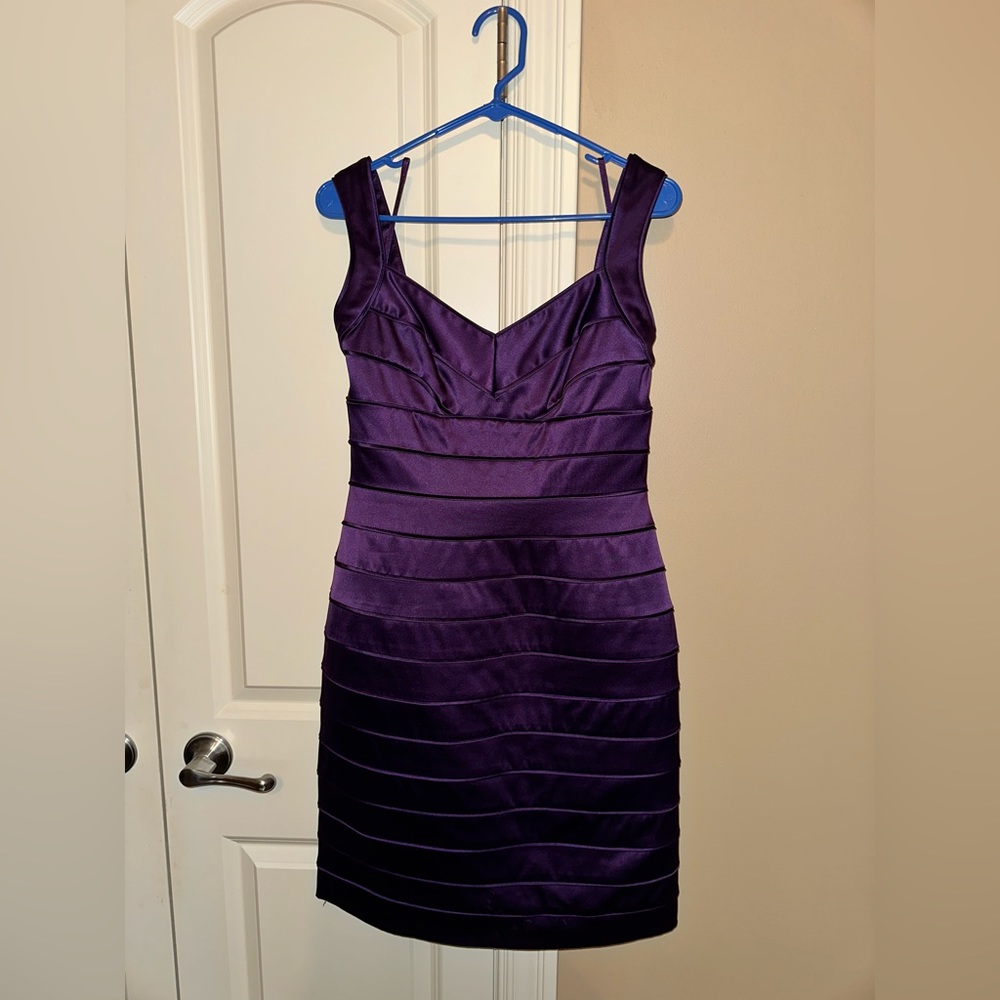 Ralph Lauren Purple Bandage Dress
